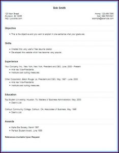 Resume Creating Websites