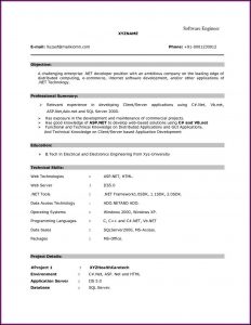 Resume For Fresh Civil Engineers