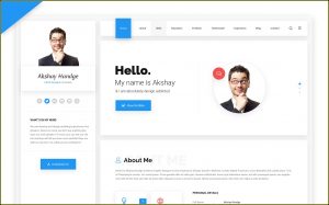 Resume Portfolio Website Template