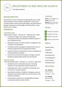 Resume Sample Nursing