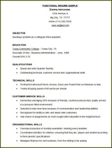 Resume Templates Samples Free