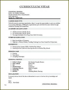 Resume Writing Training Outline