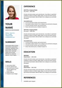 Resumes Templates Word Free
