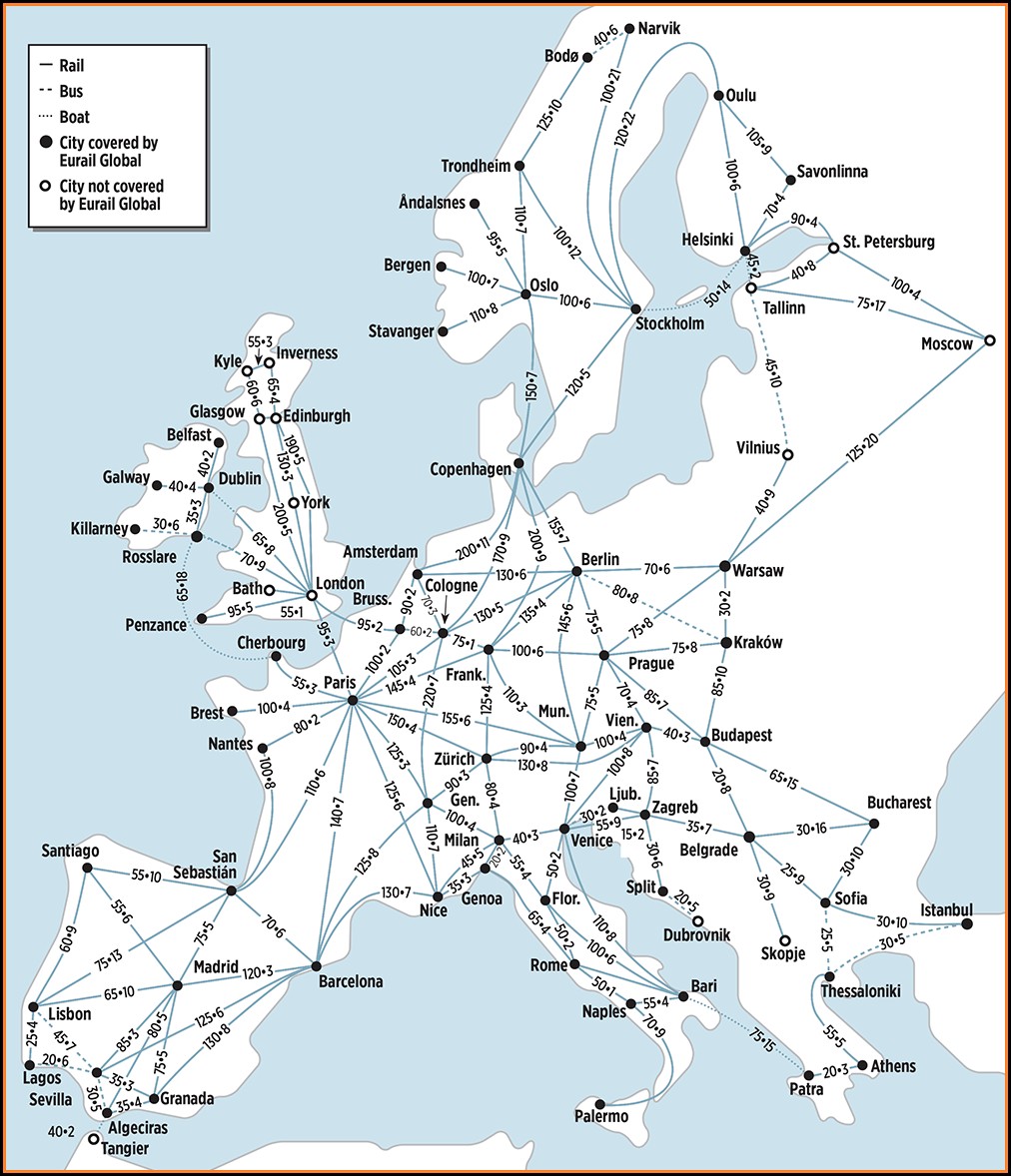 Rick Steves Map Of Europe