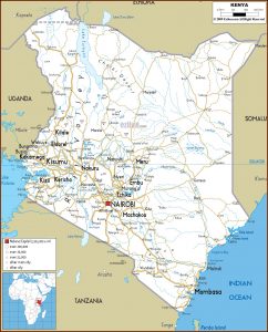 Road Maps Kenya