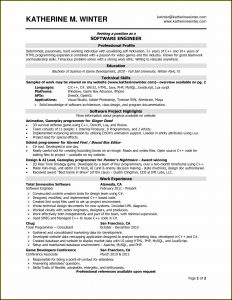 Sample Resume For .net Developer With 2 Year Experience