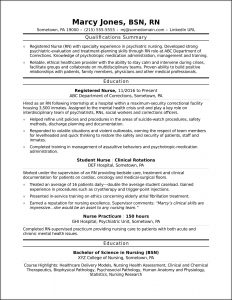 Sample Resume For Rn
