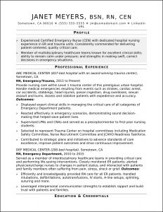 Sample Resume For Rns