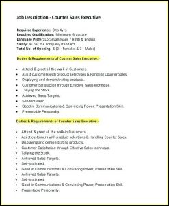 Sample Resume For Sales Executive Pdf