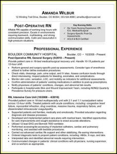 Sample Resume Rn Med Surg