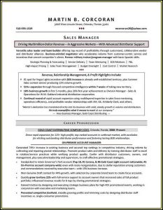 Sample Resumes Sales Director