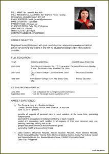 Sample Staff Nurse Resume