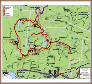 Snowmobile Trail Map Minocqua Wi