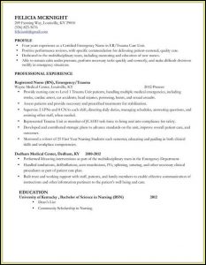 Staff Nurse Sample Resume Work Experience