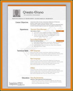 Top Rated Free Resume Templates