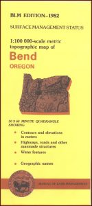 Topographic Map Of Bend Oregon