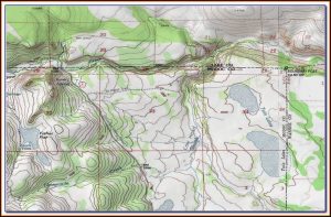 Topographic Map Of Oregon And Washington