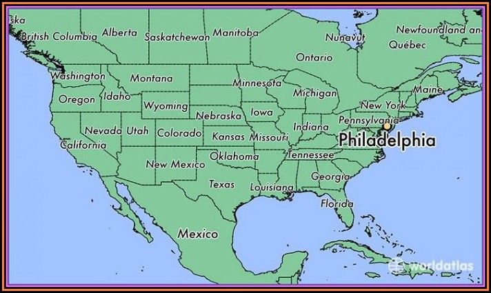 Walking Map Of Historic Philadelphia