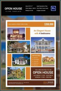 Free Open House Flyer Template Publisher