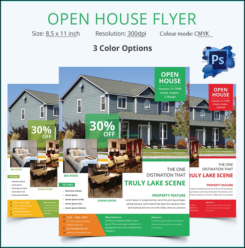 Free Open House Mortgage Flyer Templates