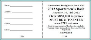 Free Printable Blank Raffle Ticket Template