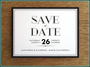 Free Printable Save The Date Templates