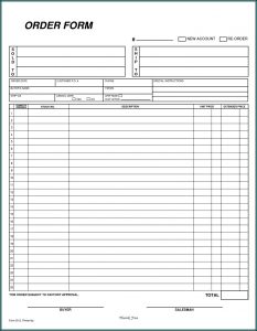Free Printable Work Order Templates