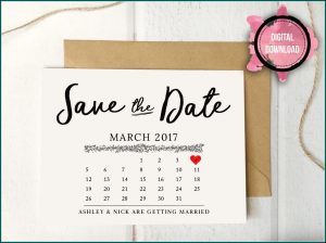 Free Save The Date Birthday Postcard Templates