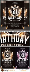 Free Surprise Birthday Party Flyer Templates