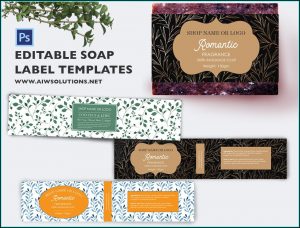 Free Vintage Soap Label Templates