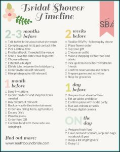 Free Wedding Itinerary Template For Bridal Party