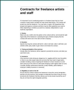 Freelance Graphic Design Contract Template Pdf