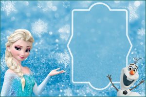 Frozen Elsa Invitation Template