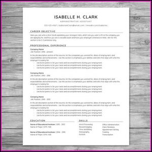 Cv Template Printable