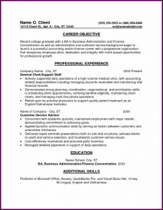 Entry Level Resume Builder