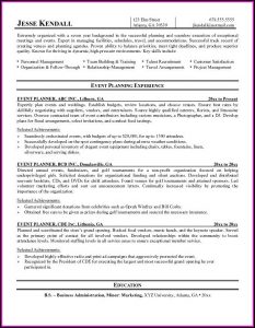 Event Coordinator Resume Template