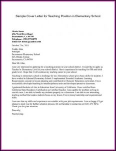 Examples Of Teacher Resumes And Cover Letters