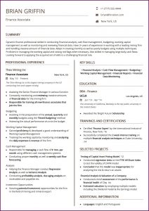 Free Ats Resume Template 2019