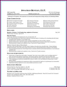 Free Core Functional Resume Template