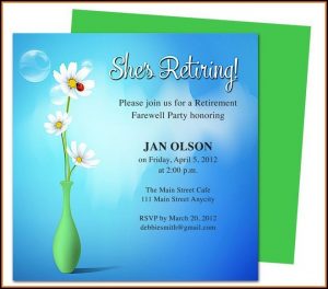Retirement Party Template Free
