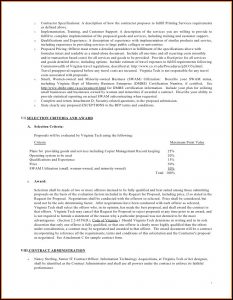 Rfp For Printing Services Template