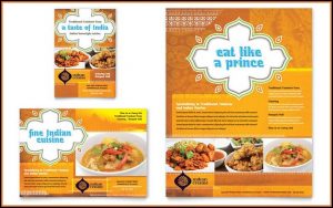 Sample Food Menu Template