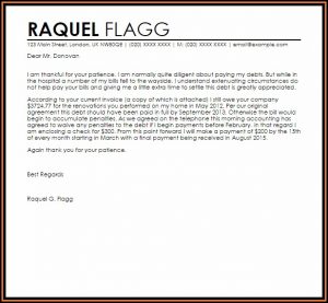 Settlement Agreement Letter Example