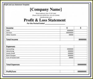 Simple Profit And Loss Formula