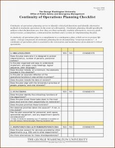 Site Specific Safety Plan Template Free