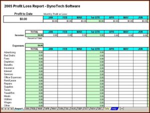 Small Business Spreadsheet Template
