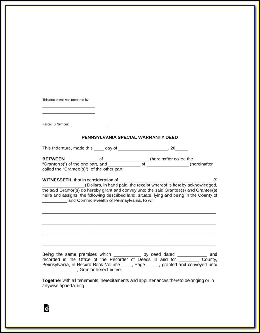 State Of Florida Warranty Deed Form
