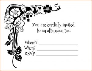 Tea Party Invitation Maker