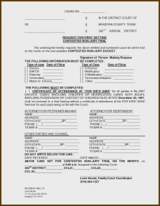 Texas Divorce Decree Template Free