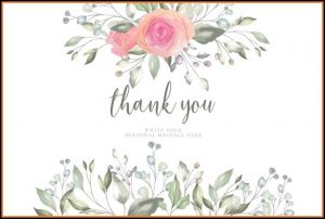 Thank You Card Template Free